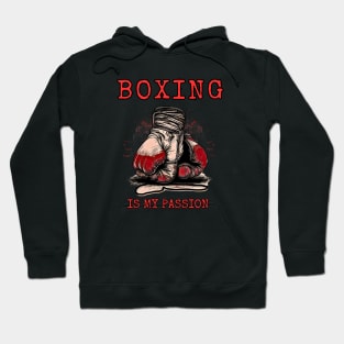 Boxing is my vibe Hoodie